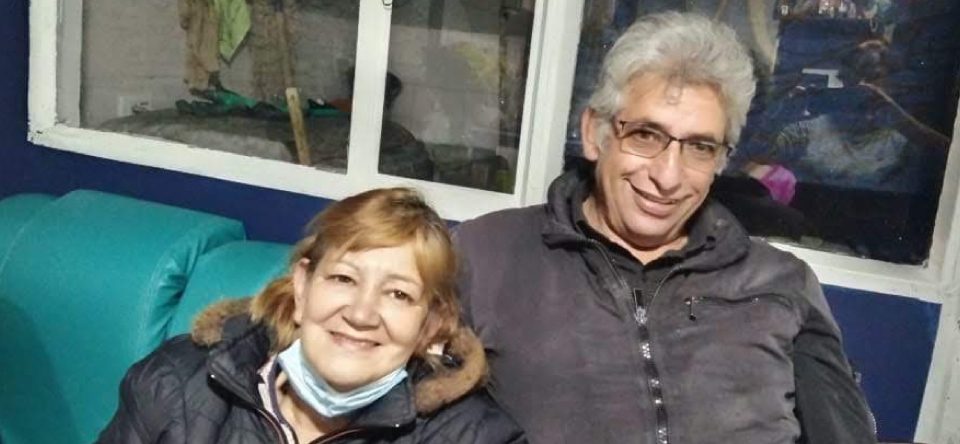 Marlovia Gutiérrez y su familia de la localidad de Usme