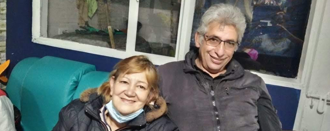 Marlovia Gutiérrez y su familia de la localidad de Usme