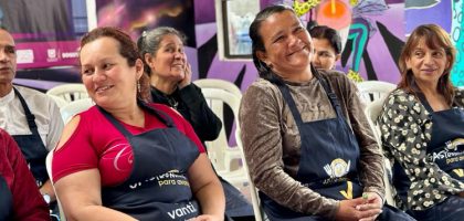 ¡Cuidadoras de Los Mártires cumplen su sueño de formarse en gastronomía y emprendimiento!